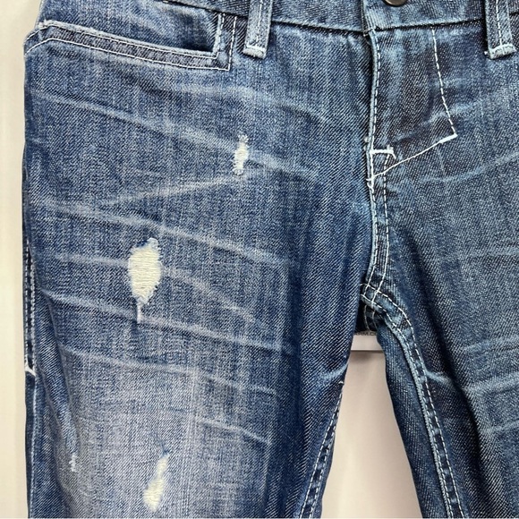 Y2K William Rast Distressed Flare Jeans Size 28 - Picture 3 of 16